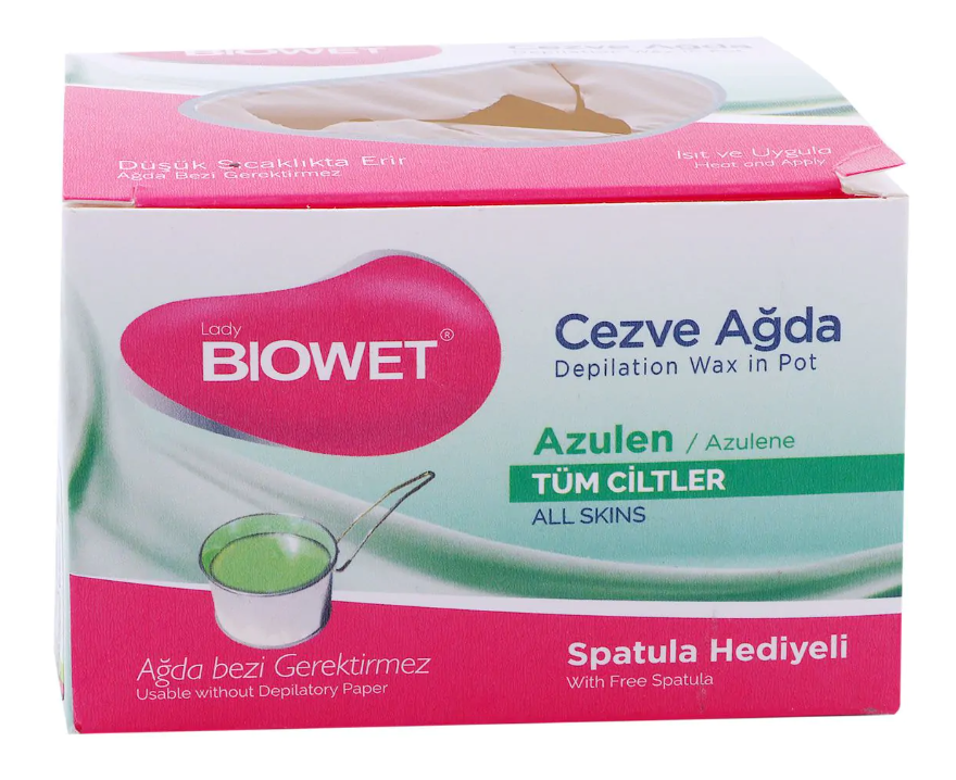 Lady Biowet Depilation Wax In Pot Azulen