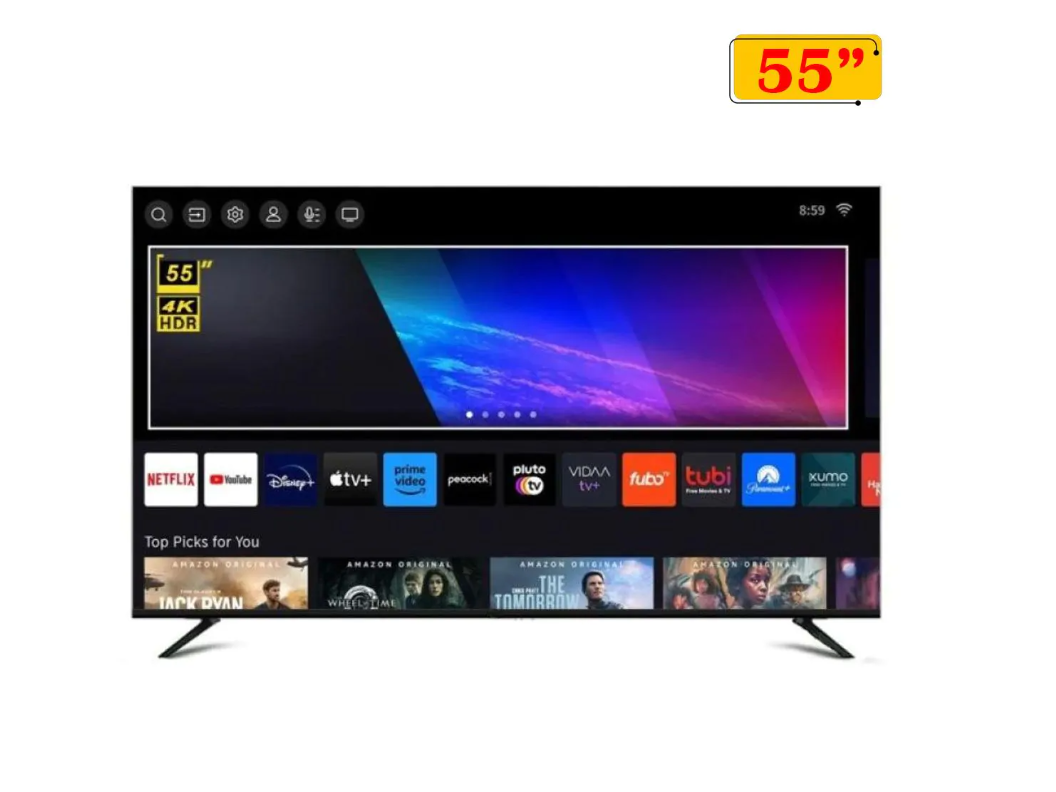 Geepas 55 Google Smart TV UHD