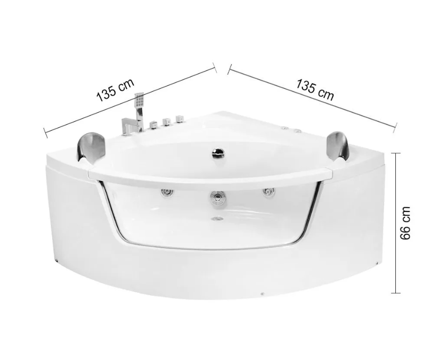 Massage Bathtub 135X135X66