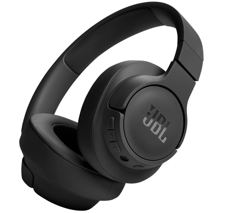 JBL Tune 720BT Wireless Over-Ear Headphones with Mic, Black – T720BLK