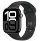Apple Watch Series 10 GPS 42mm Jet Black Aluminum Case with Black Sport Band – M/L