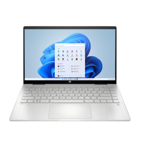 HP Pavilion x360 2-in-1 Convertible (2024) Laptop – 1st Series / Intel Core 7-150U / 14inch FHD / 1TB SSD / 16GB RAM / Shared Intel Graphics / Windows 11 Home / English & Arabic Keyboard / Natural Silver / Middle East Version – [14-EK2016NE]