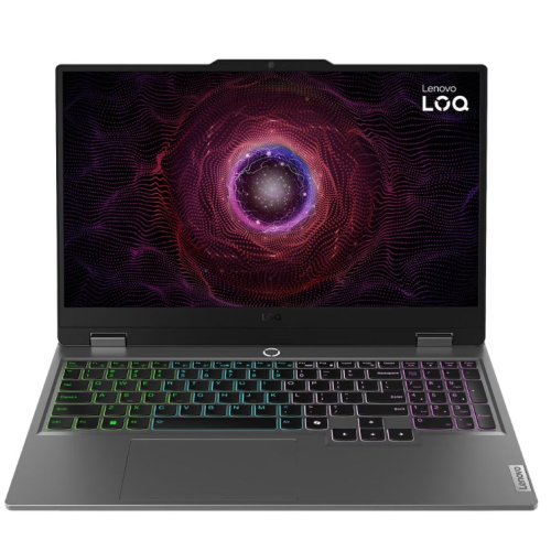 Lenovo LOQ 15ARP9 Gaming (2024) Laptop – AMD Ryzen 7-7435HS / 15.6inch FHD / 512GB SSD / 24GB RAM / 6GB NVIDIA GeForce RTX 4050 Graphics / Windows 11 Home / English & Arabic Keyboard / Luna Grey / Middle East Version – [83JC009HAX]