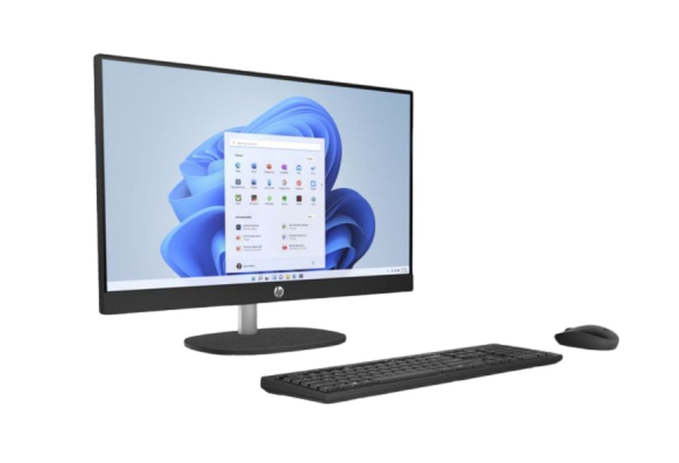 HP All-in-One (2022) Desktop – 13th Gen / Intel Core i5-1335U / 23.8inch FHD / 512GB SSD / 8GB RAM / Shared Intel Iris Xe Graphics / Windows 11 Home / English & Arabic Keyboard / Jet Black / Middle East Version – [24CR0018NE]