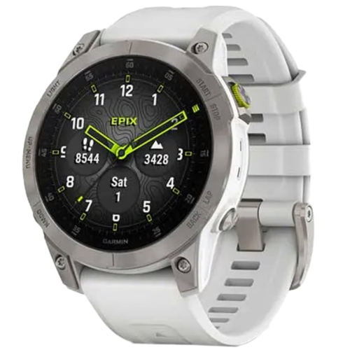 Garmin 010-02582-21 Epix Gen 2 Smart Watch Sapphire White Titanium