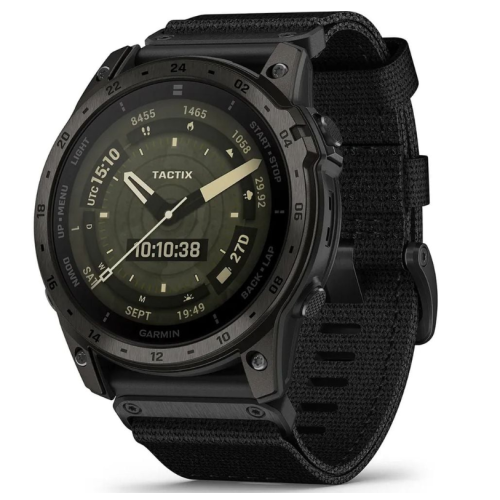 Garmin 010-02931-01 Tactix 7 AMOLED Edition Tactical GPS Smartwatch Black