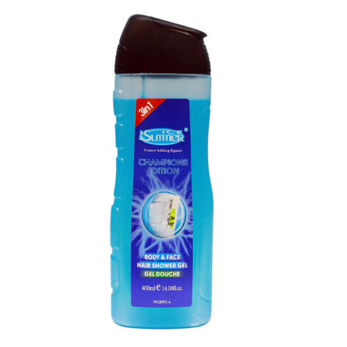 Ice Summer Champions Edition Body & Face Hair Shower Gel 400ml