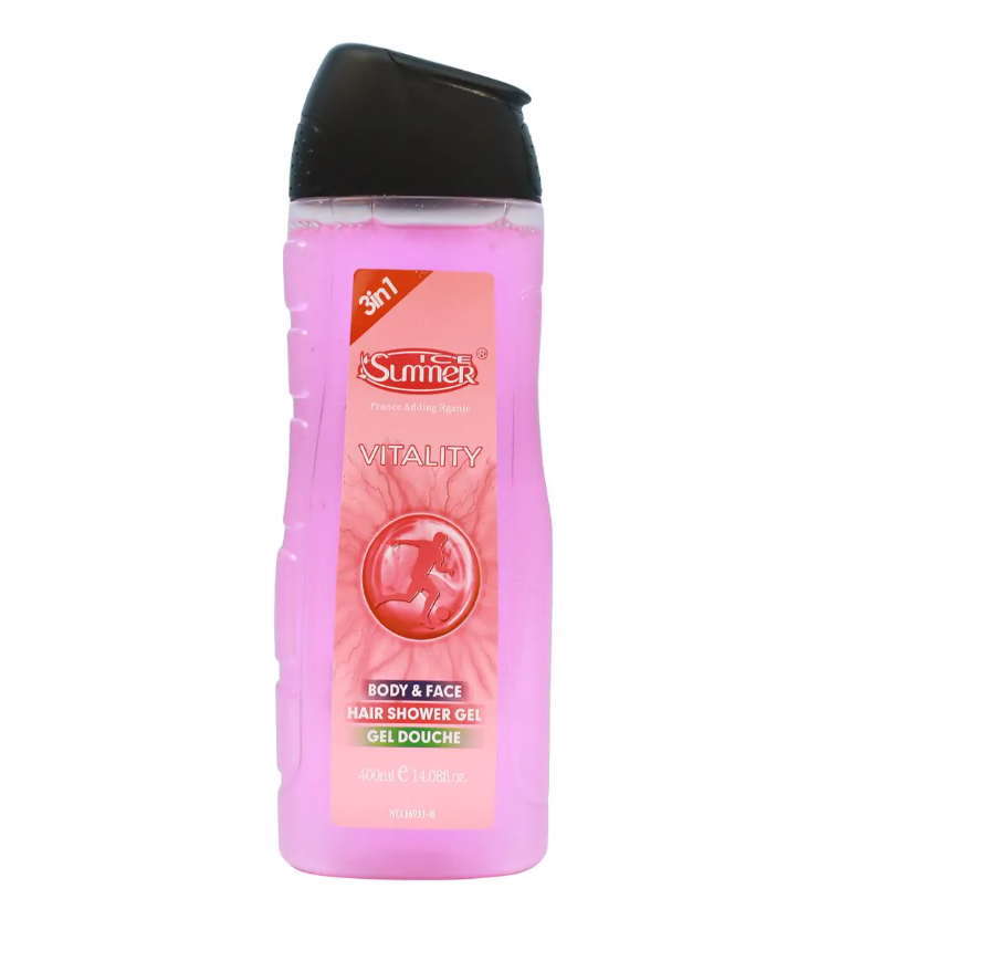 Ice Summer Vitality Body & Face Hair Shower Gel 400ml