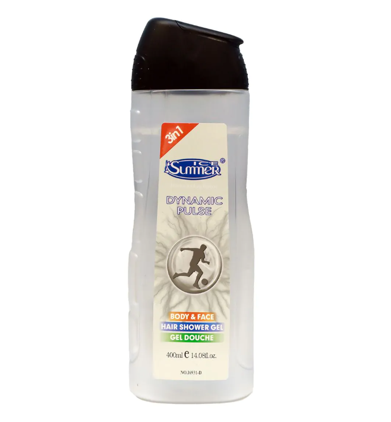 Ice Summer Dynamic Pulse Body & Face Hair Shower Gel 400ml