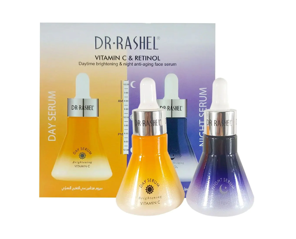 Dr Rashel Vitamin C & Retinol Face Serum Set