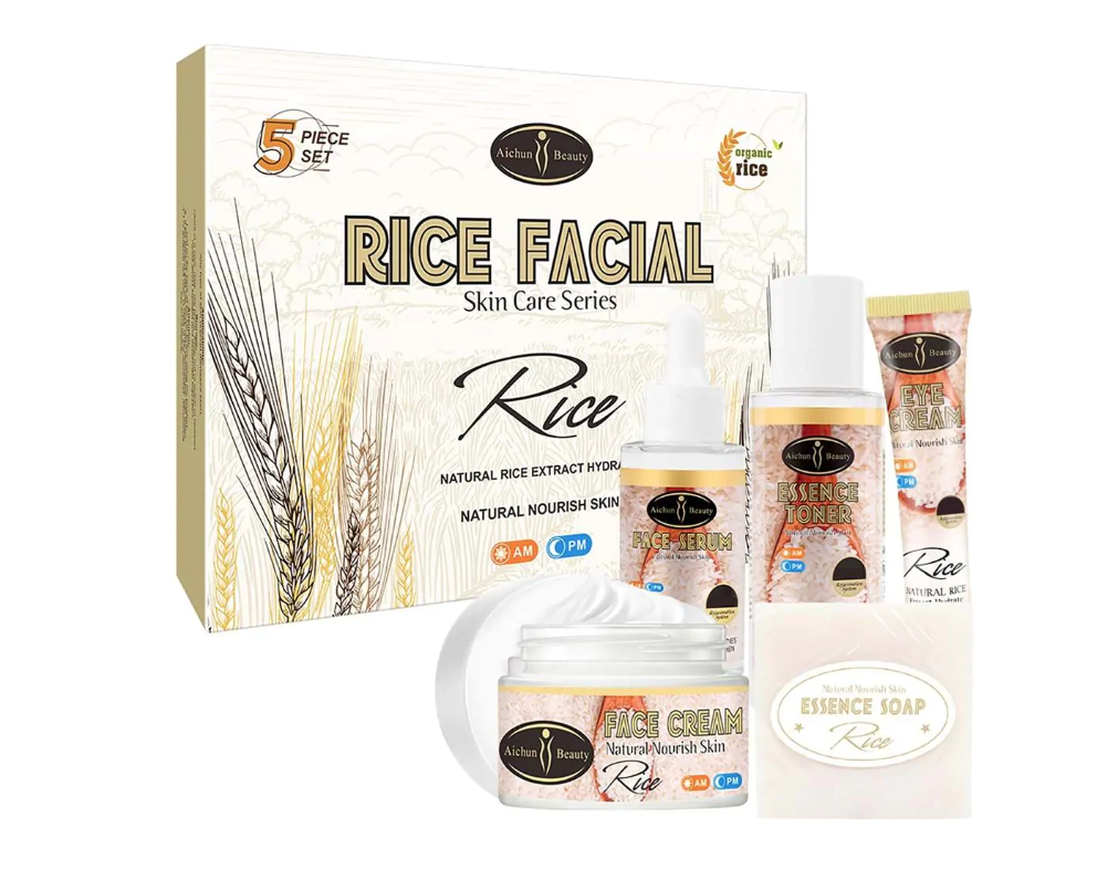 Aichun Beauty Rice Facial Skin Care Series Set
